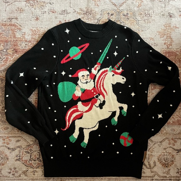 Tipsy Elves youth holiday ugly Christmas sweater - Picture 2 of 5